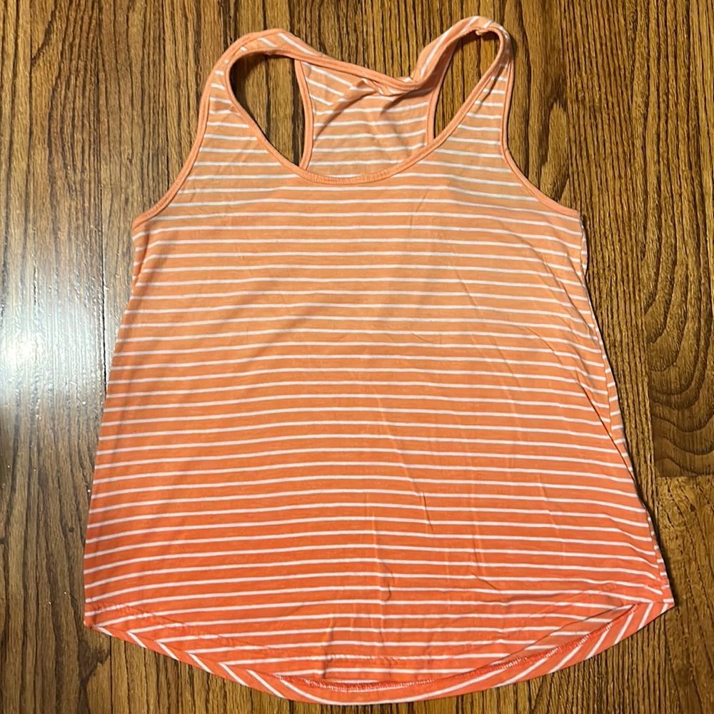Orange tank top